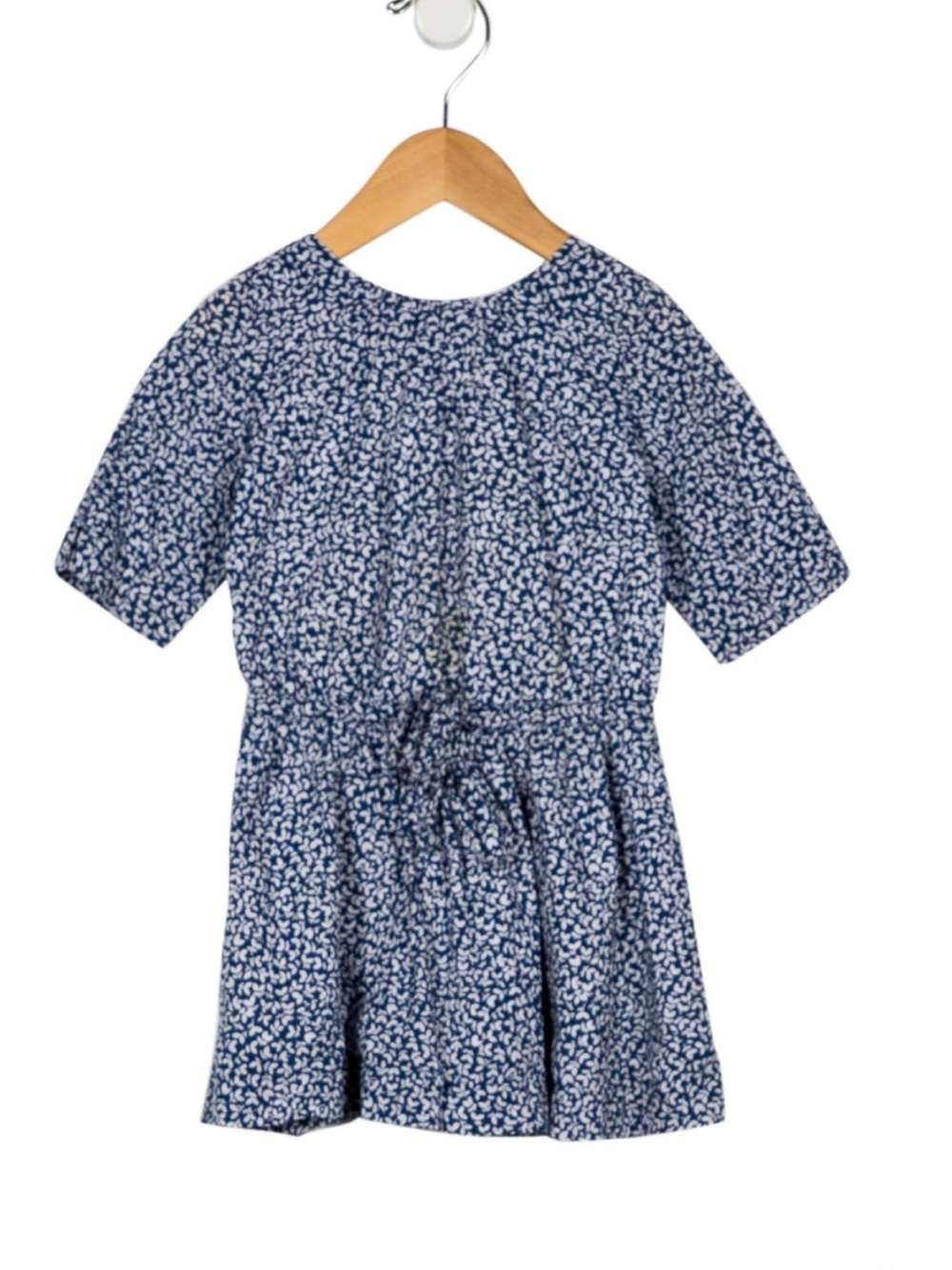 Jacadi Girls’ blue and white floral dress